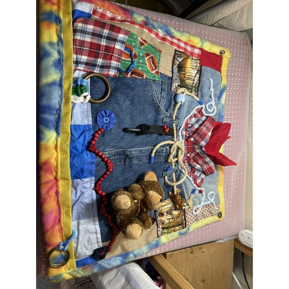 fidget lap quilt/mat